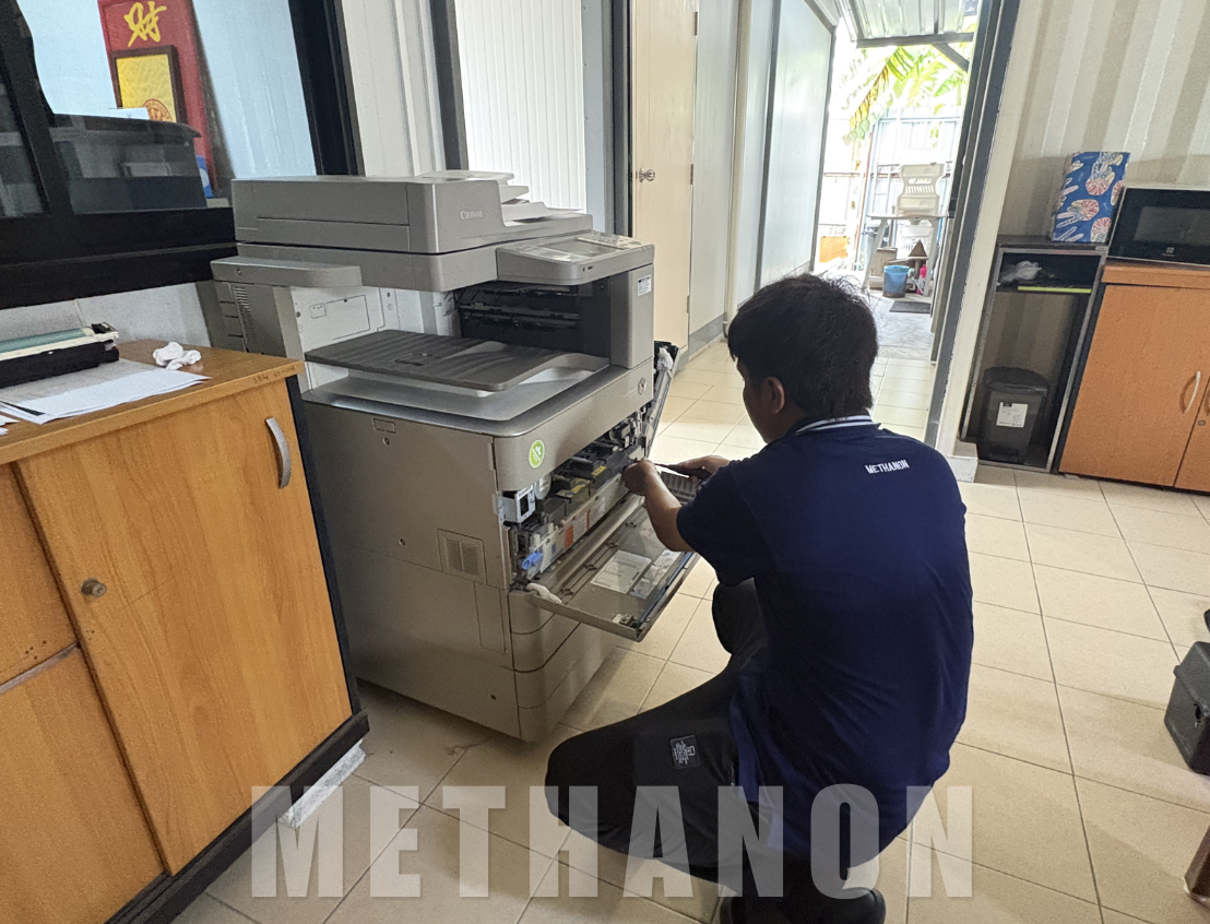 งานติดตั้งเครื่องเช่า ตรวจเช็ค และเซ็ทระบบปริ้น/แสกน