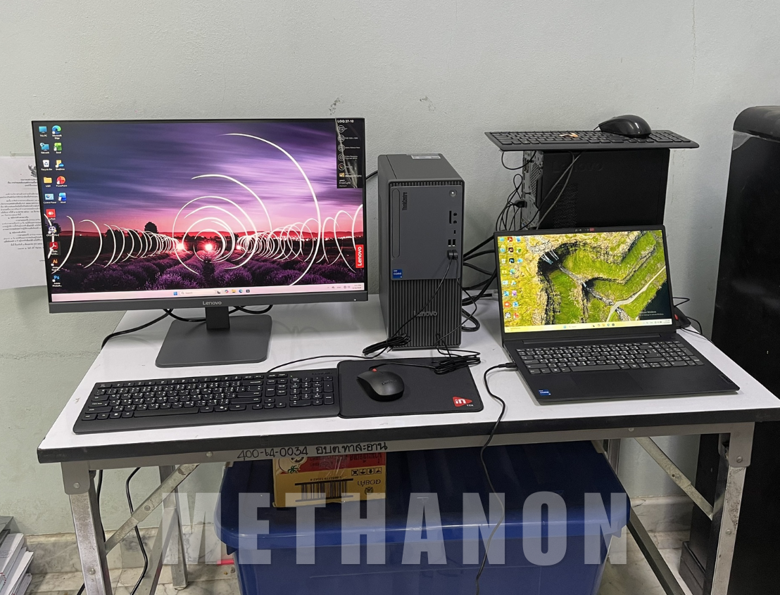ส่งพร้อมติดตั้งเครื่องคอมพิวเตอร์และเครื่องปริ้น+เซ็ทเครื่องปริ้นให้งานราชการ