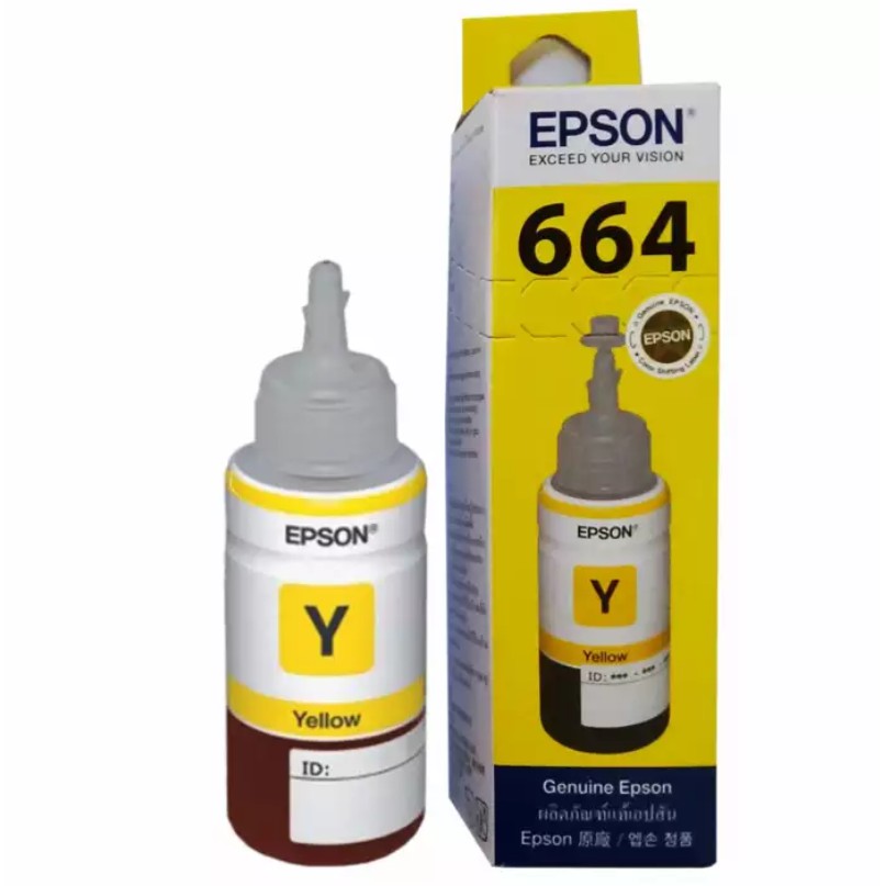 อิงค์แท้งค์ T664200 สัเหลือง70cc (L100/L200) Epson